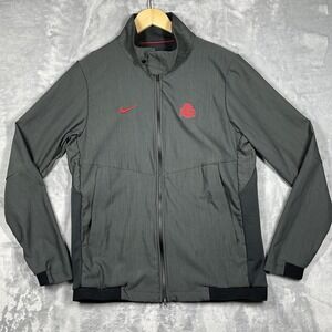 Nike Gray and Black Windbreaker Jacket